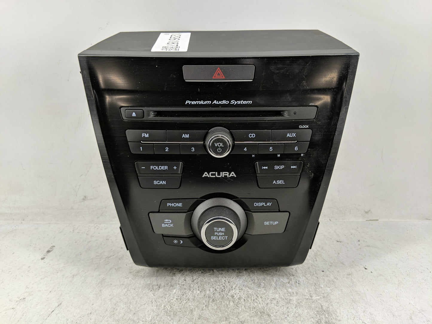 2013 Acura Ilx Radio AM FM Cd Player Receiver Replacement P/N:39100-TX6-A21 Fits OEM Used Auto Parts - Oemusedautoparts1.com
