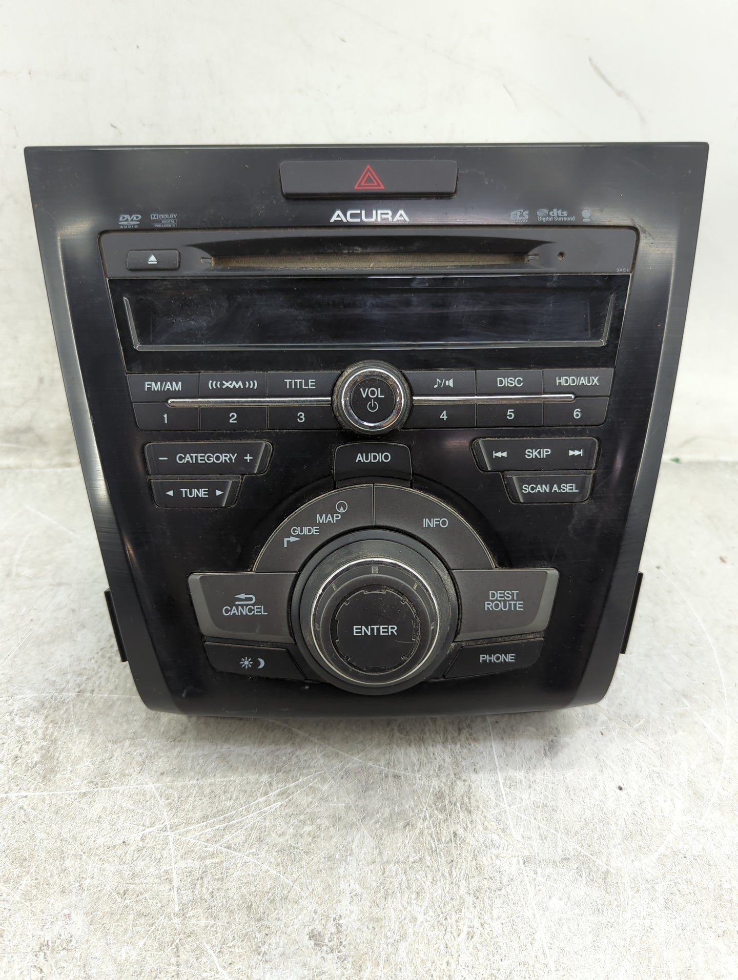 2013 Acura Ilx Radio AM FM Cd Player Receiver Replacement P/N:39540-TX6-A110-M1 NXH-8918ZH Fits OEM Used Auto Parts - Oemuse