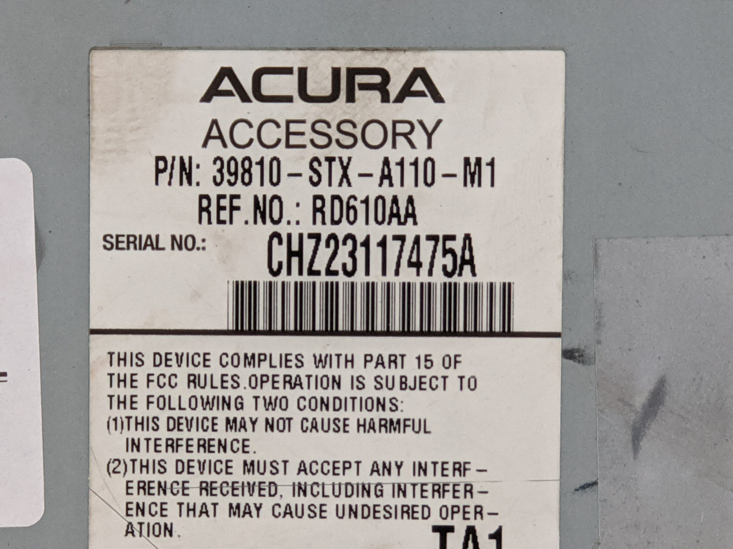 2010-2013 Acura Mdx Information Display Screen - Oemusedautoparts1.com