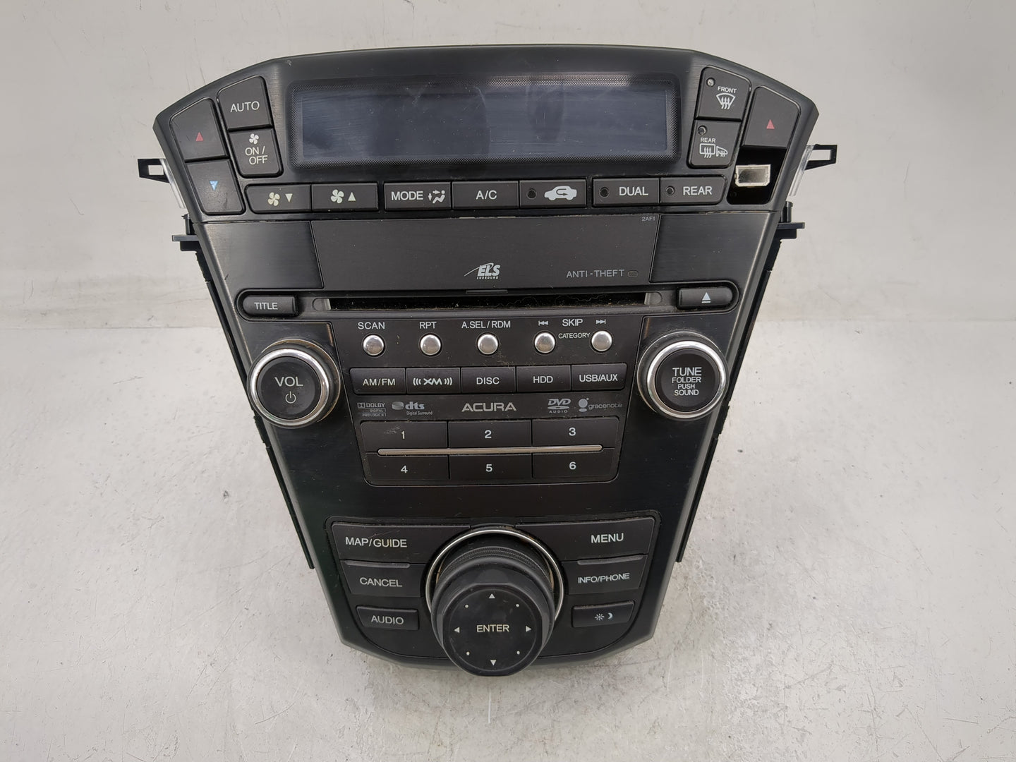 2010-2013 Acura Mdx Radio AM FM Cd Player Receiver Replacement P/N:39101-STX-A640-M1 Fits Fits 2010 2011 2012 2013 OEM Used 