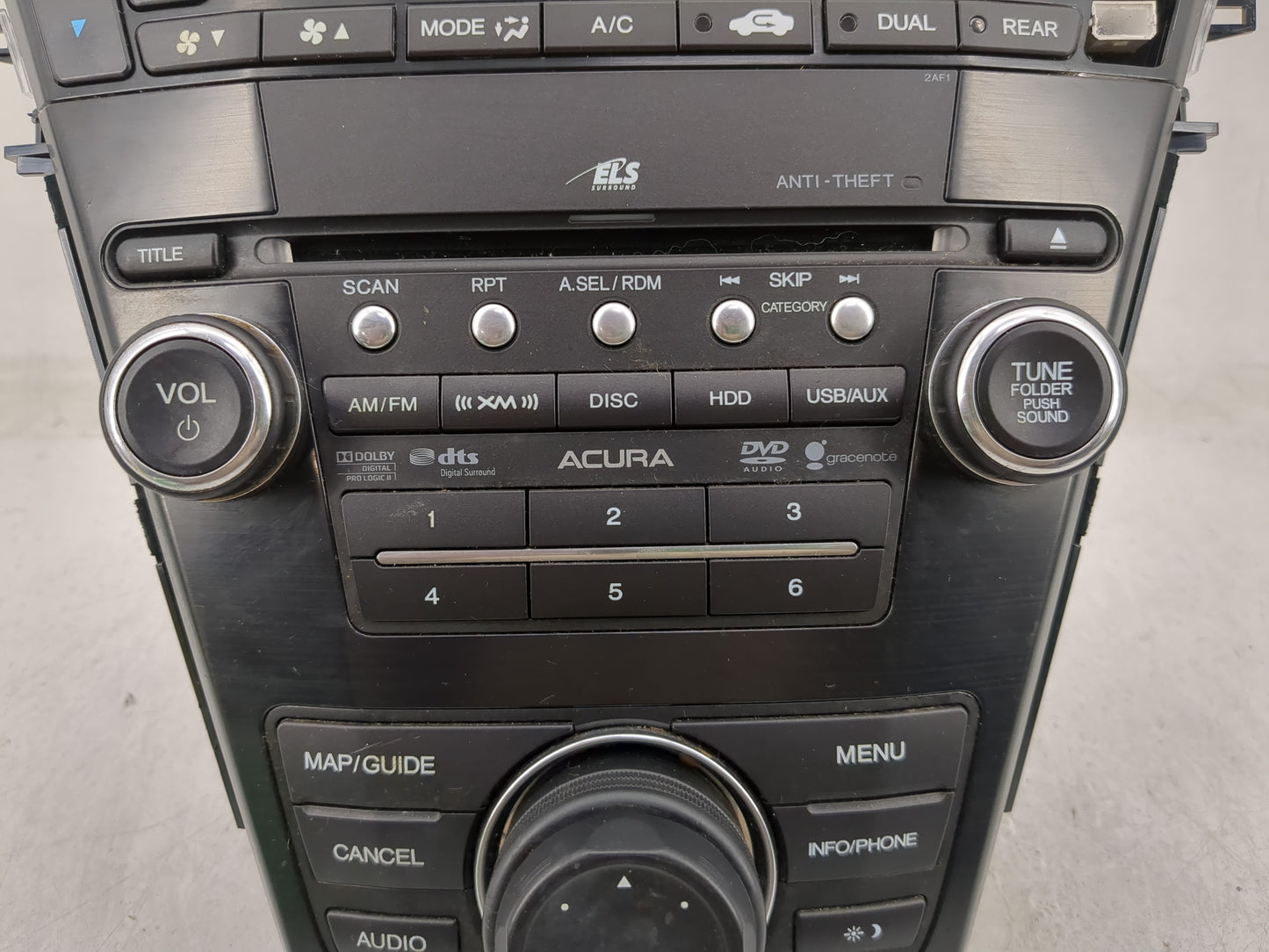 2010-2013 Acura Mdx Radio AM FM Cd Player Receiver Replacement P/N:39101-STX-A640-M1 Fits Fits 2010 2011 2012 2013 OEM Used 