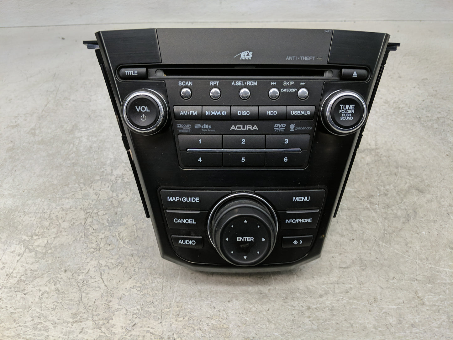 2010-2013 Acura Mdx Radio AM FM Cd Player Receiver Replacement P/N:39101-STX-A620-M1 Fits Fits 2010 2011 2012 2013 OEM Used 