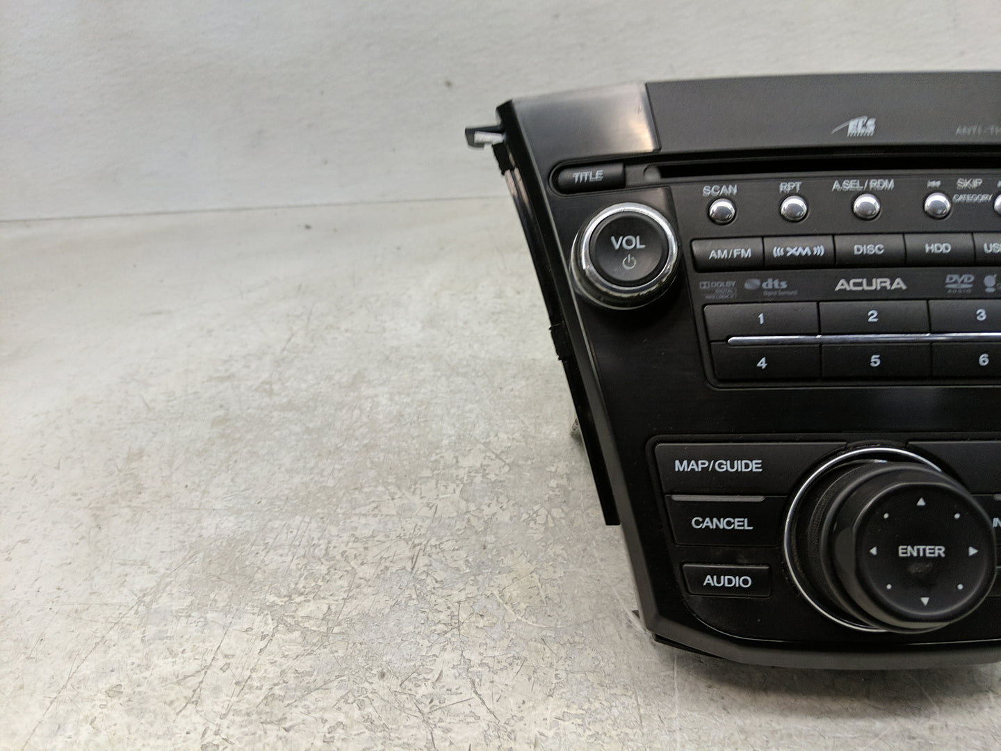 2010-2013 Acura Mdx Radio AM FM Cd Player Receiver Replacement P/N:39101-STX-A620-M1 Fits Fits 2010 2011 2012 2013 OEM Used 