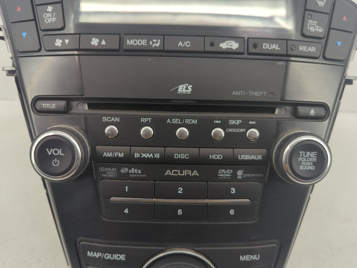 2010-2013 Acura Mdx Radio AM FM Cd Player Receiver Replacement P/N:39101-STX-A640-M1 Fits Fits 2010 2011 2012 2013 OEM Used 