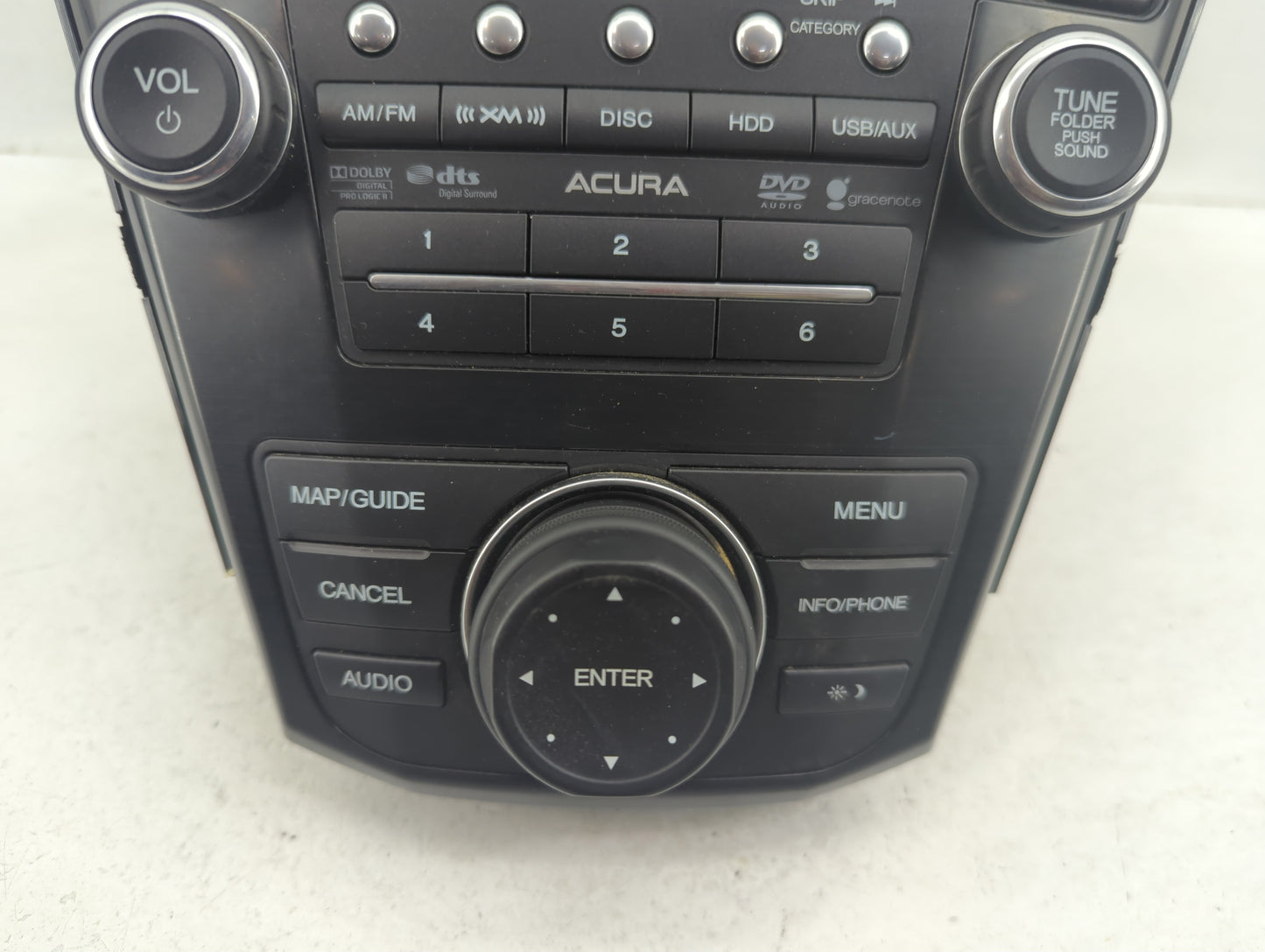 2010-2013 Acura Mdx Radio AM FM Cd Player Receiver Replacement P/N:39101-STX-A640-M1 Fits Fits 2010 2011 2012 2013 OEM Used 