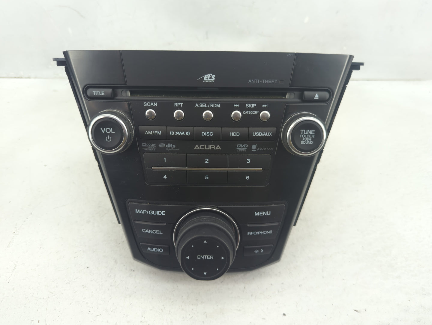2010-2013 Acura Mdx Radio AM FM Cd Player Receiver Replacement P/N:39101-STX-A640-M1 Fits Fits 2010 2011 2012 2013 OEM Used 