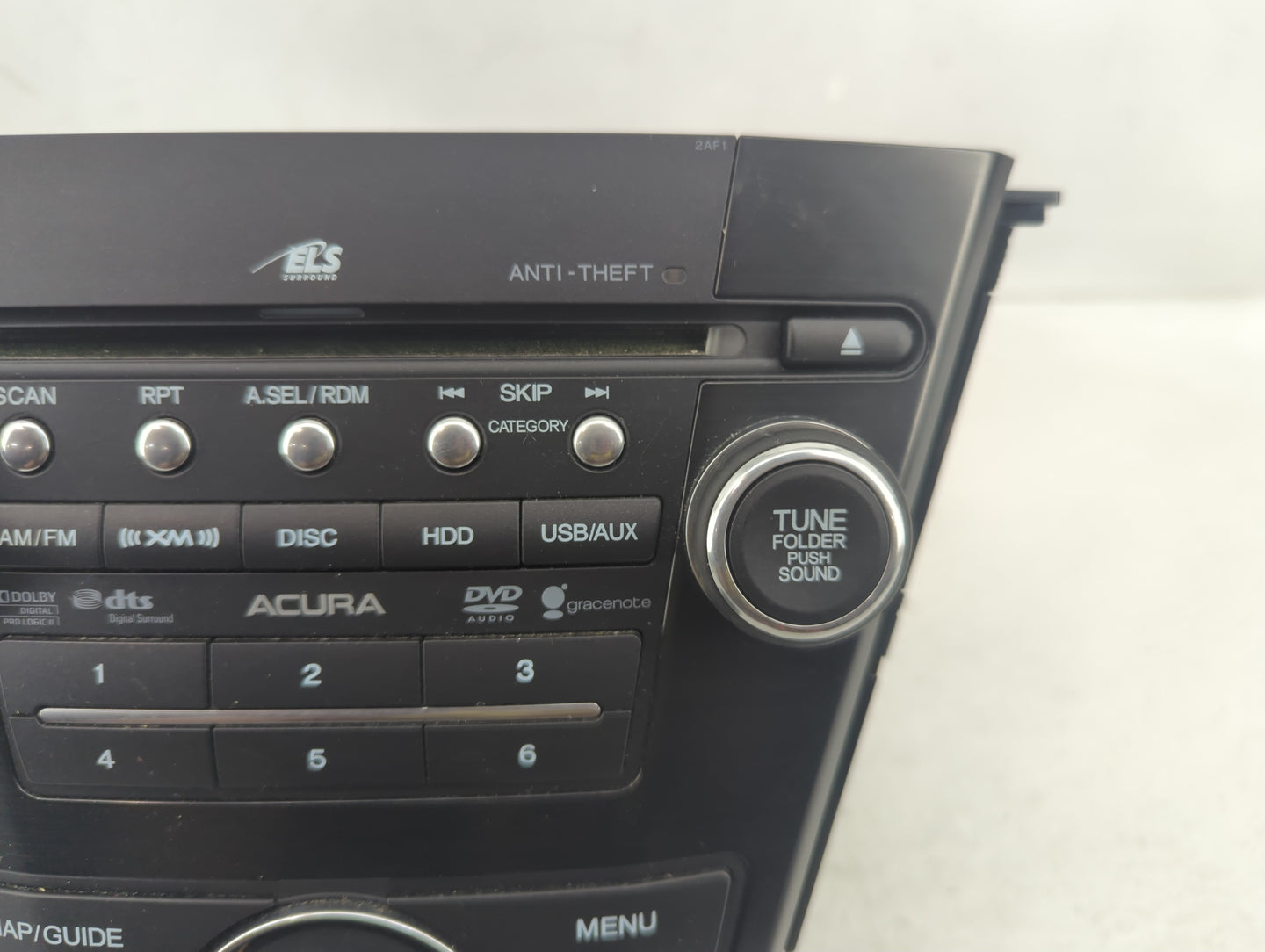 2010-2013 Acura Mdx Radio AM FM Cd Player Receiver Replacement P/N:39101-STX-A640-M1 Fits Fits 2010 2011 2012 2013 OEM Used 