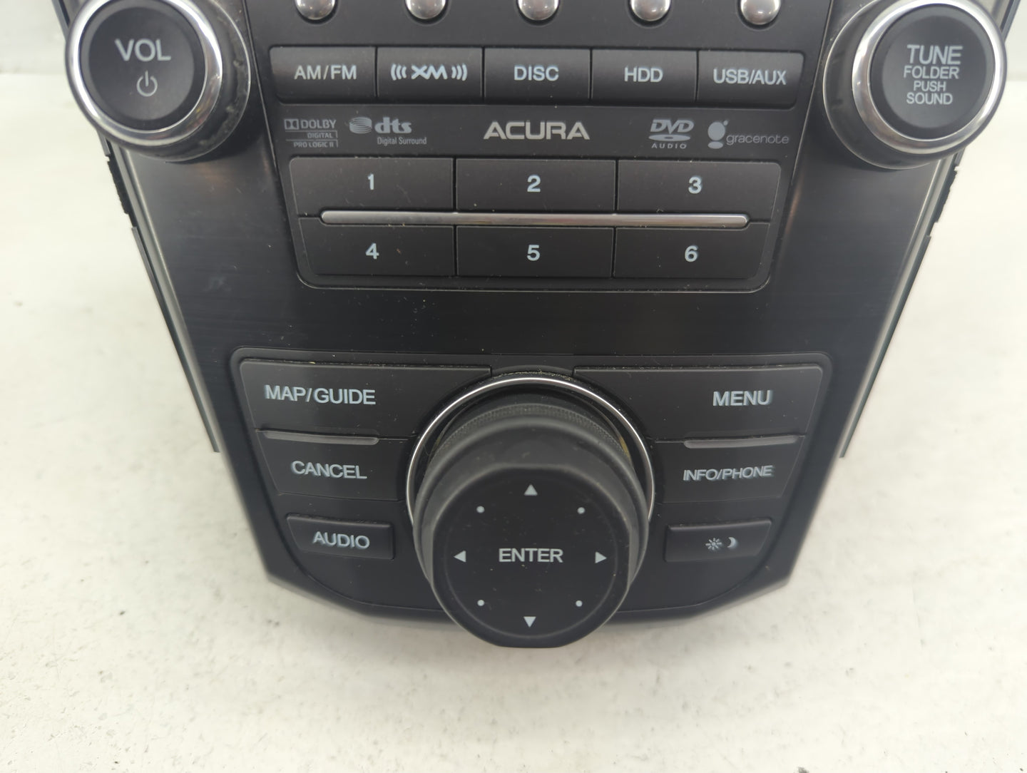 2010-2013 Acura Mdx Radio AM FM Cd Player Receiver Replacement P/N:39101-STX-A640-M1 Fits Fits 2010 2011 2012 2013 OEM Used 