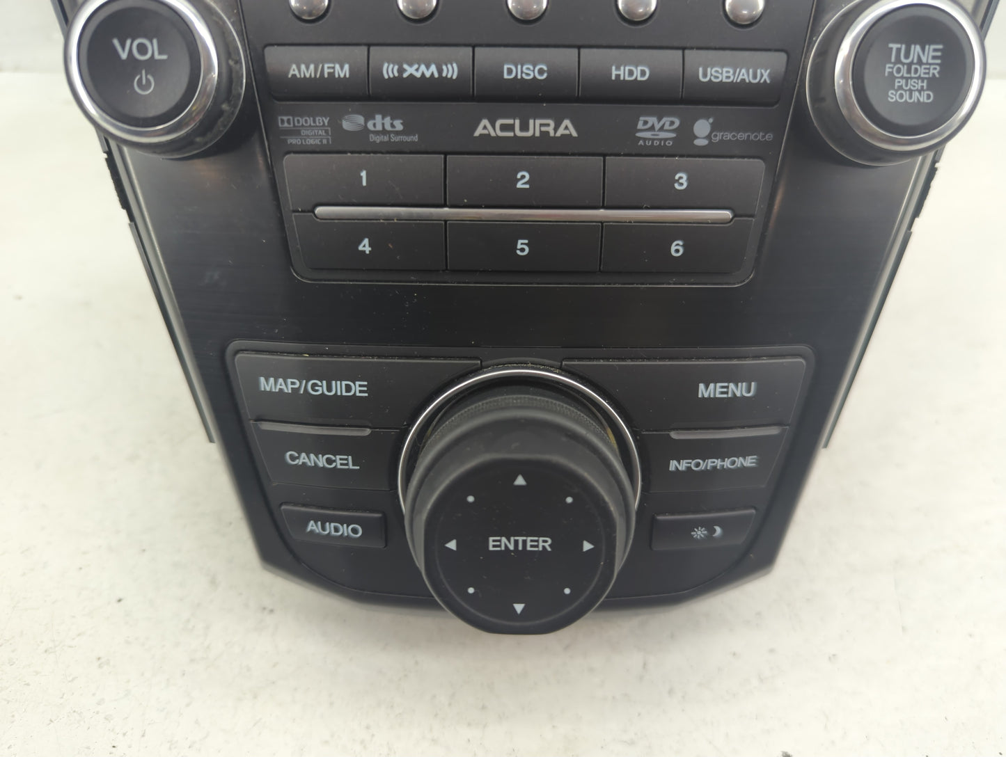 2010-2013 Acura Mdx Radio AM FM Cd Player Receiver Replacement P/N:39101-STX-A640-M1 Fits Fits 2010 2011 2012 2013 OEM Used 