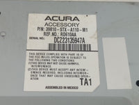 2010-2013 Acura Mdx Radio AM FM Cd Player Receiver Replacement P/N:39810-STX-A110-M1 Fits Fits 2010 2011 2012 2013 OEM Used 