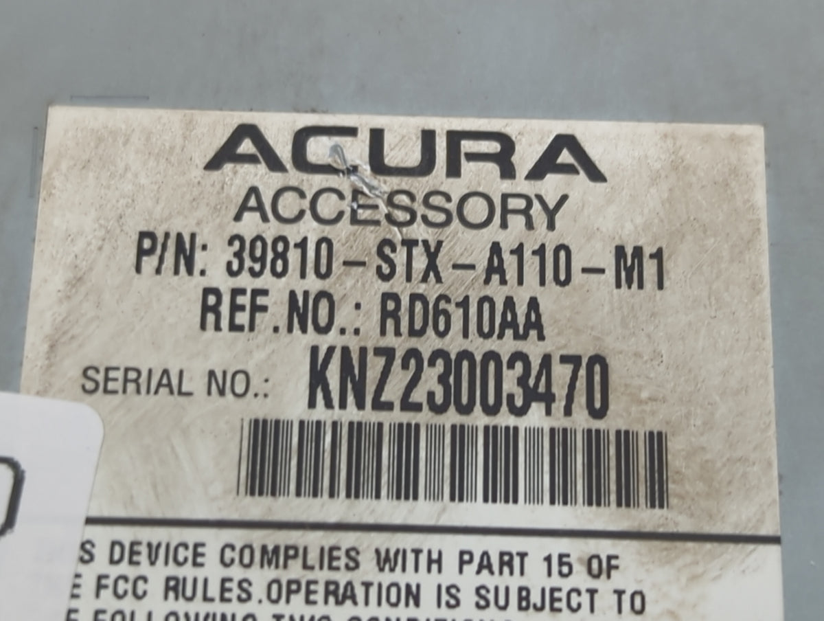 2010-2013 Acura Mdx Information Radio Display Screen 1445161 - Oemusedautoparts1.com