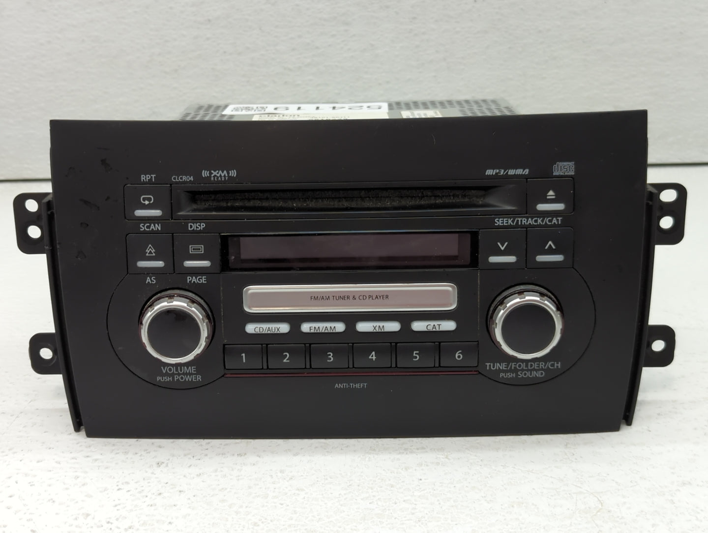 2010-2013 Acura Mdx Radio AM FM Cd Player Receiver Replacement P/N:39101-80J11 Fits Fits 2010 2011 2012 2013 OEM Used Auto P