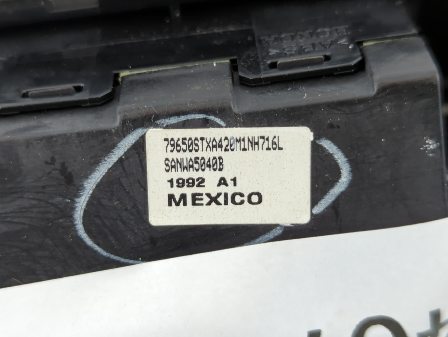 2010-2013 Acura Mdx Climate Control Module Temperature AC/Heater Replacement P/N:79650STXA420M1NH716L 1992 A1 Fits OEM Used 