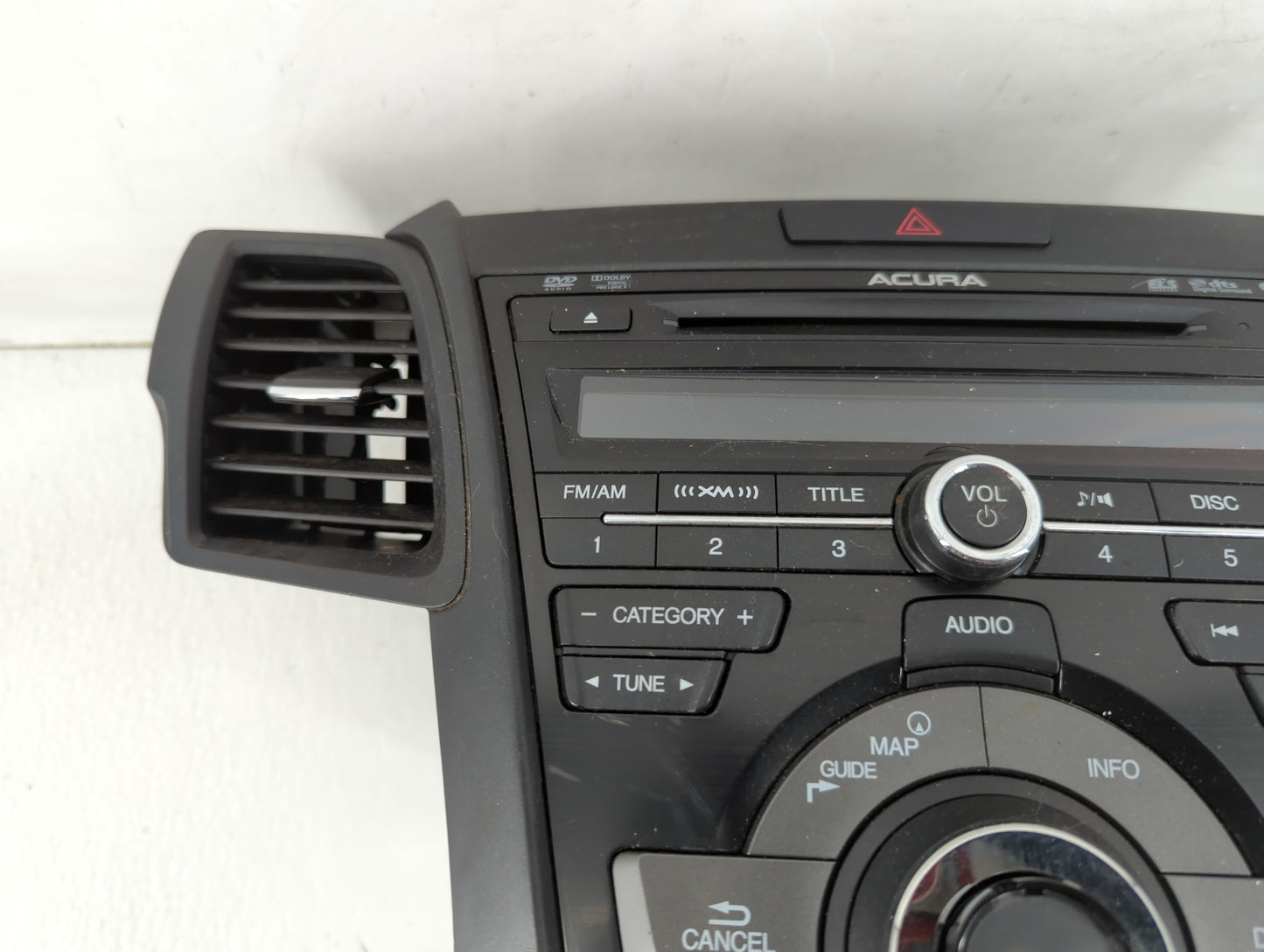 2013-2015 Acura Rdx Radio AM FM Cd Player Receiver Replacement P/N:3954ATX4A010 Fits Fits 2013 2014 2015 OEM Used Auto Parts