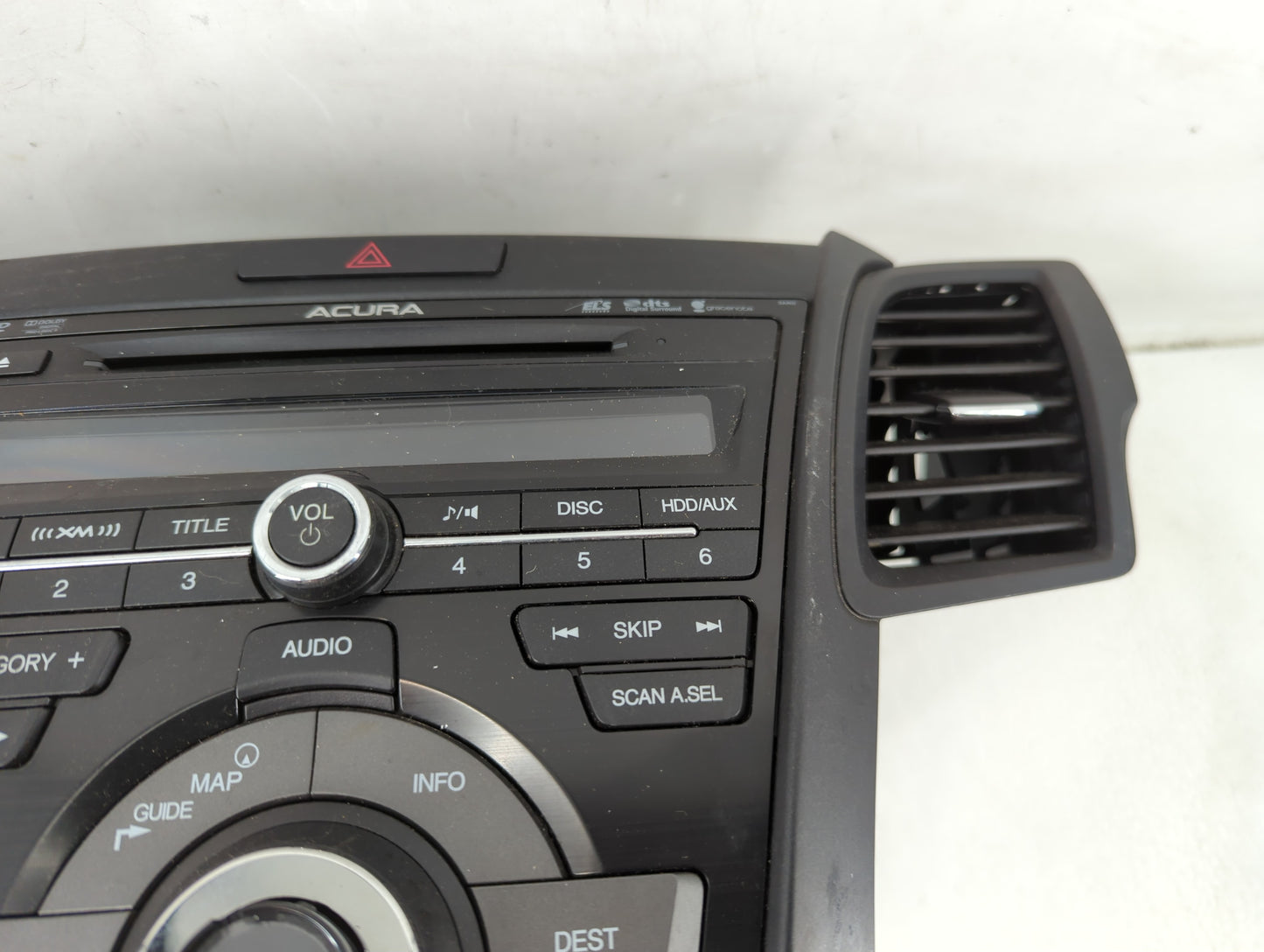 2013-2015 Acura Rdx Radio AM FM Cd Player Receiver Replacement P/N:3954ATX4A010 Fits Fits 2013 2014 2015 OEM Used Auto Parts