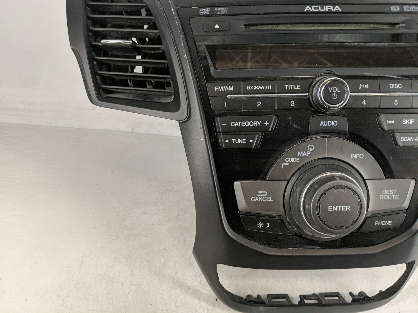 2013-2015 Acura Rdx Radio AM FM Cd Player Receiver Replacement P/N:3954ATX4 A010 Fits Fits 2013 2014 2015 OEM Used Auto Part