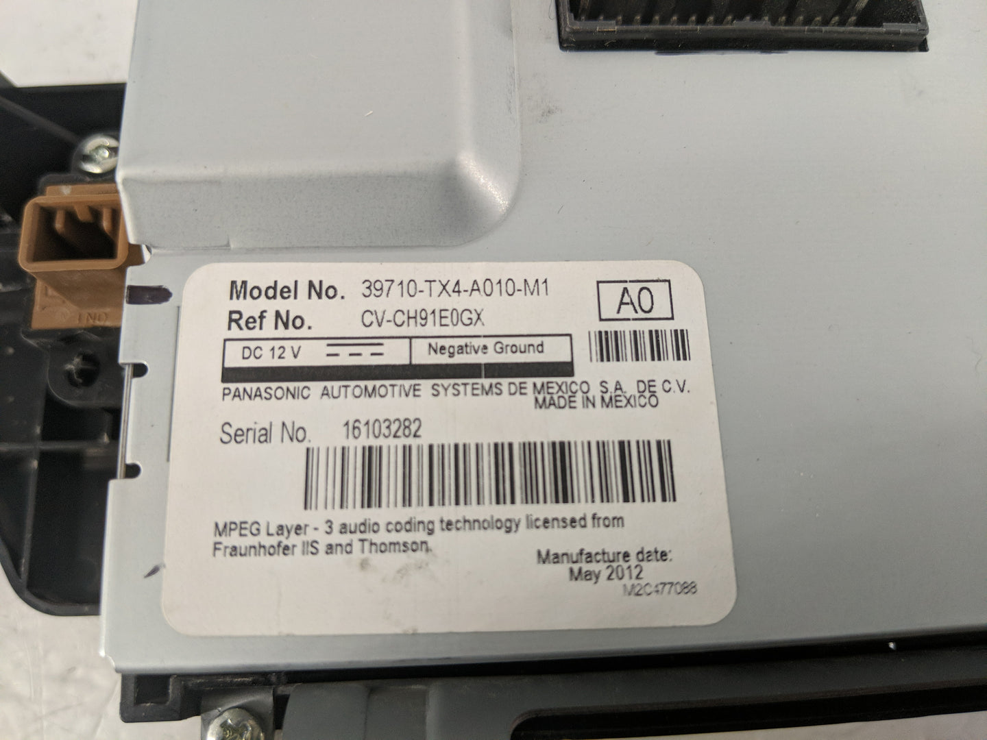 2013-2015 Acura Rdx Information Display Screen - Oemusedautoparts1.com