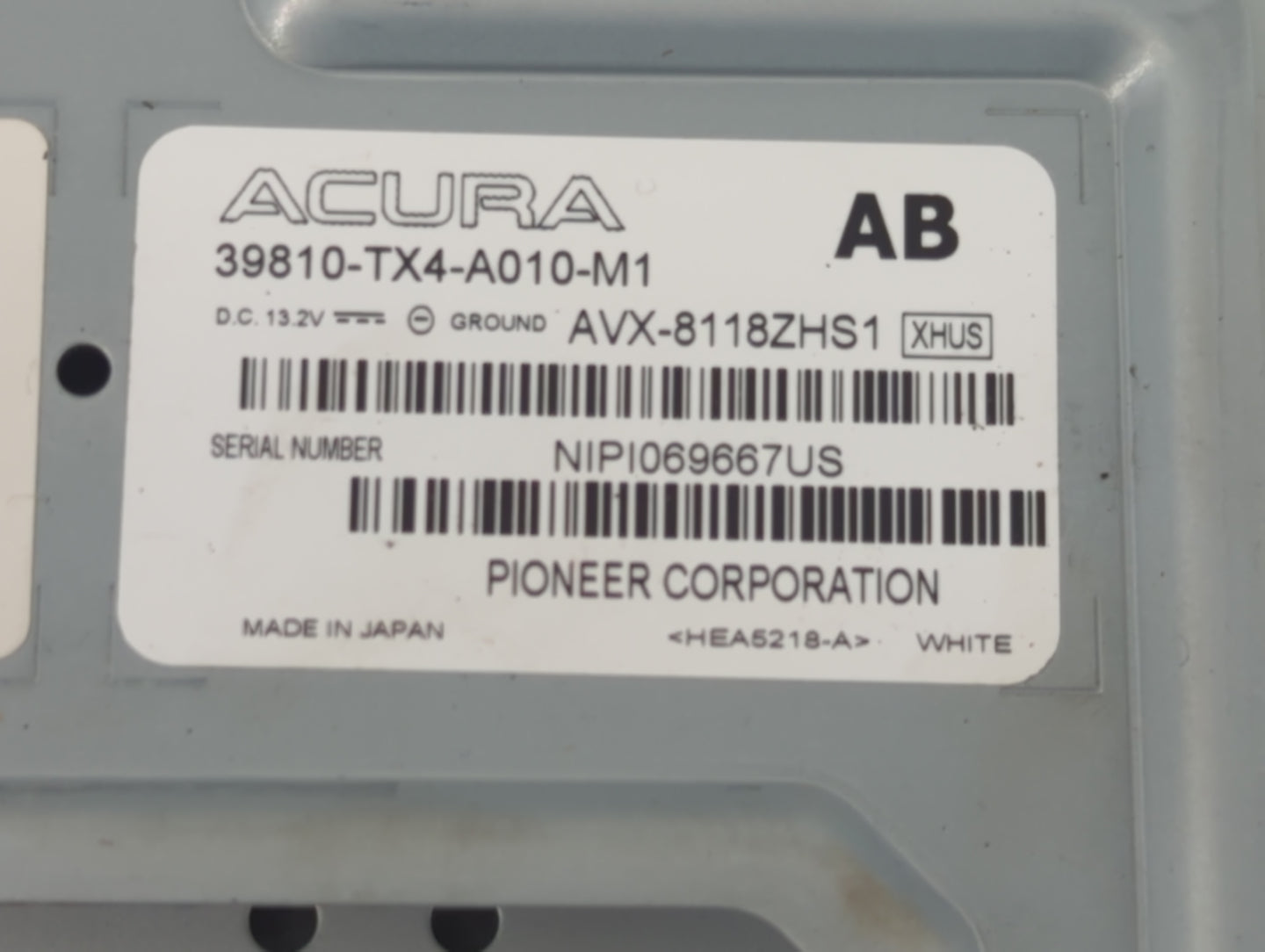 2013-2015 Acura Rdx Information Display Screen - Oemusedautoparts1.com
