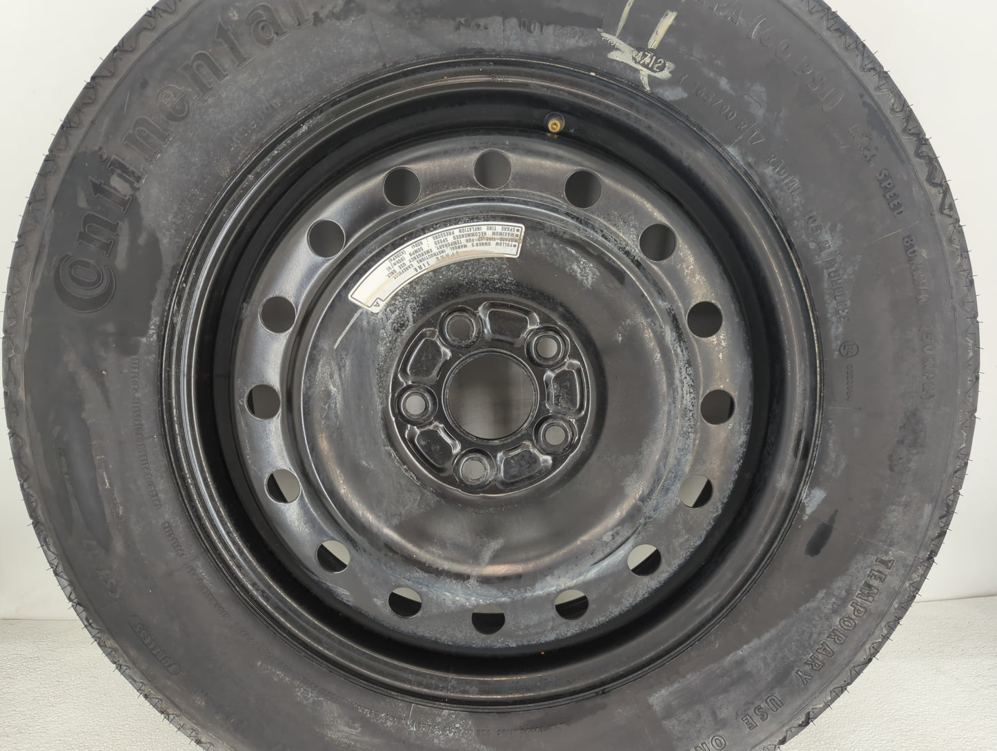 2013-2022 Acura Rdx Spare Donut Tire Wheel Rim Oem - Oemusedautoparts1.com