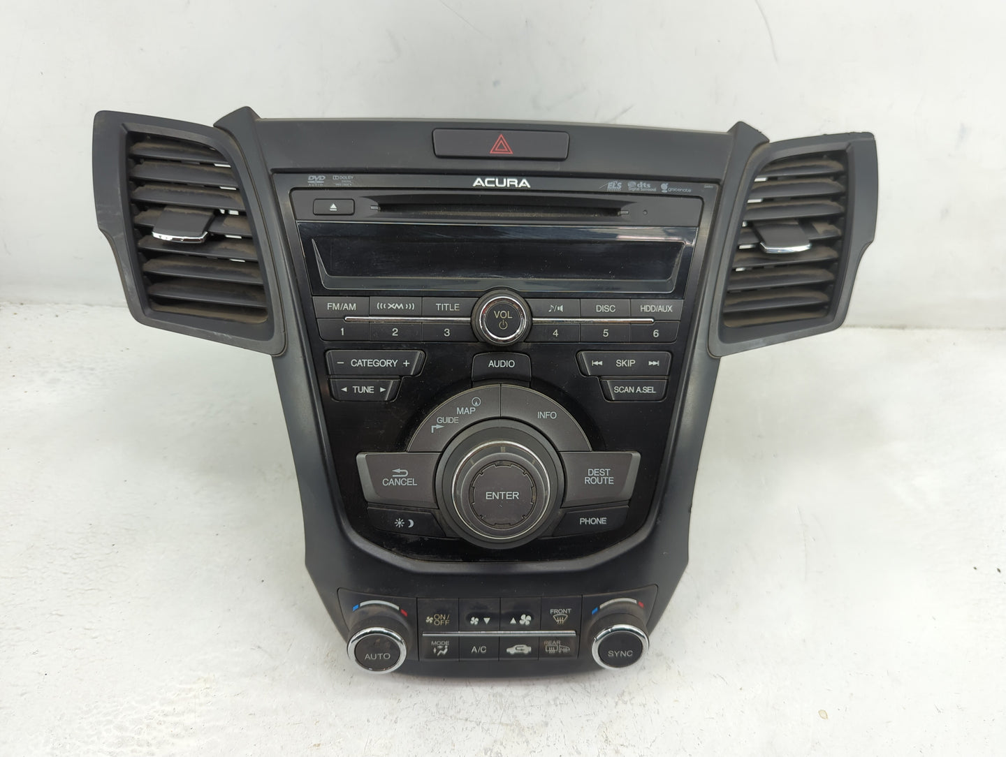 2013-2018 Acura Rdx Radio AM FM Cd Player Receiver Replacement P/N:39540-TX4-A011-M1 NXH-8118ZH Fits OEM Used Auto Parts - O
