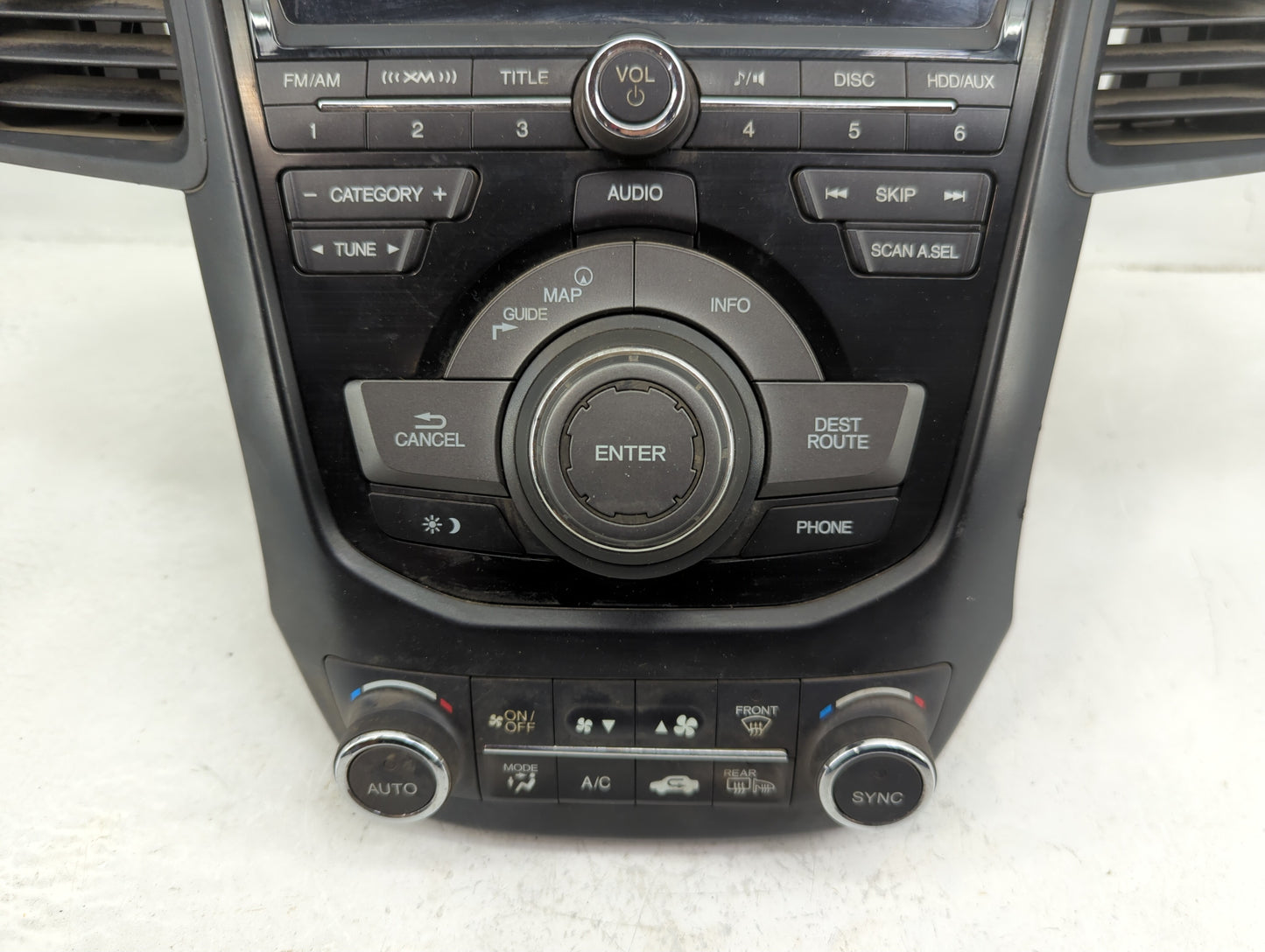 2013-2018 Acura Rdx Radio AM FM Cd Player Receiver Replacement P/N:39540-TX4-A011-M1 NXH-8118ZH Fits OEM Used Auto Parts - O
