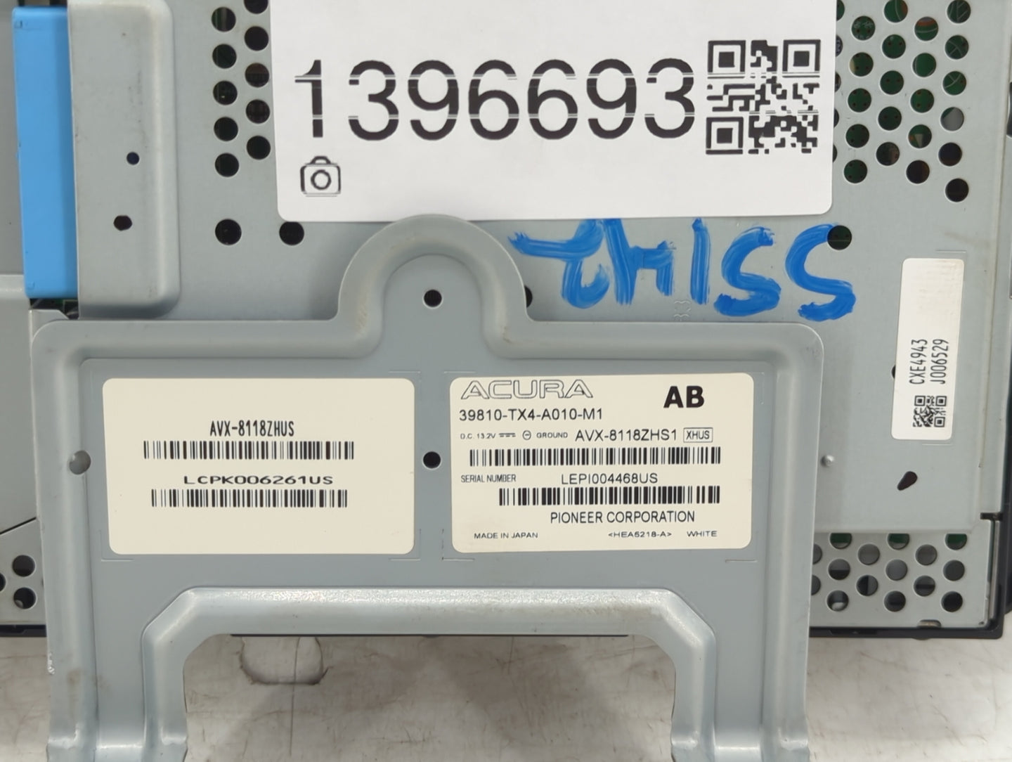 2013-2015 Acura Rdx Information Display Screen - Oemusedautoparts1.com