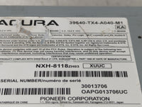2013-2015 Acura Rdx Radio AM FM Cd Player Receiver Replacement P/N:39540-TX4-A040-M1 Fits Fits 2013 2014 2015 OEM Used Auto 