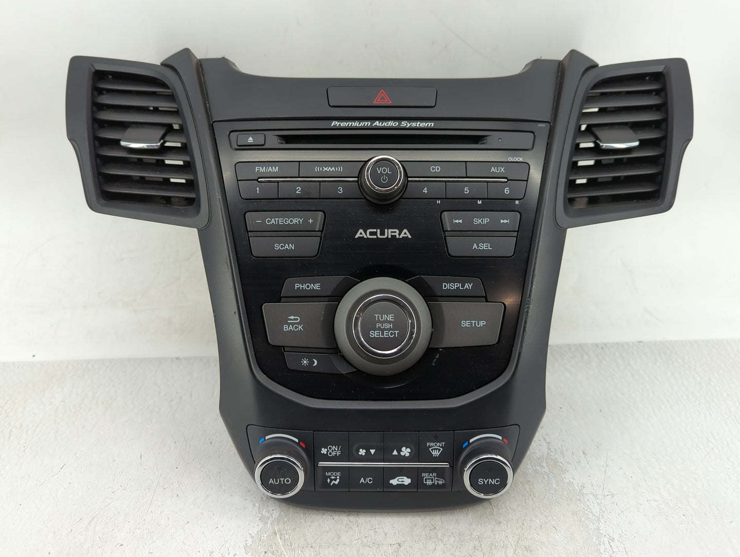 2013-2018 Acura Rdx Radio AM FM Cd Player Receiver Replacement P/N:3910ATX4A010 Fits Fits 2013 2014 2015 2016 2017 2018 OEM 