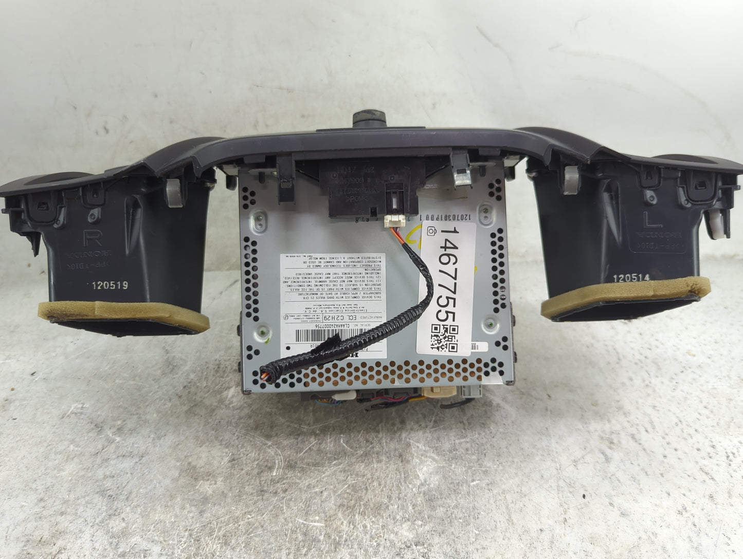 2013-2018 Acura Rdx Radio AM FM Cd Player Receiver Replacement P/N:39100-TX4-A01 PH-3401R Fits Fits 2013 2014 2015 2016 2017