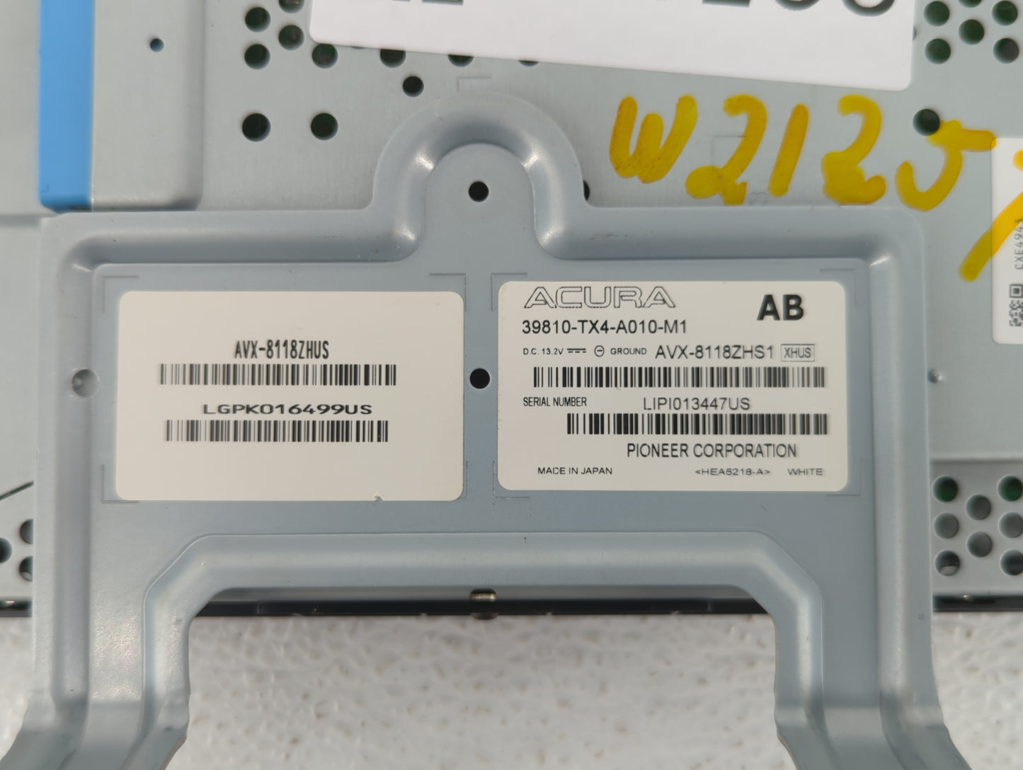 2013-2015 Acura Rdx Information Display Screen - Oemusedautoparts1.com