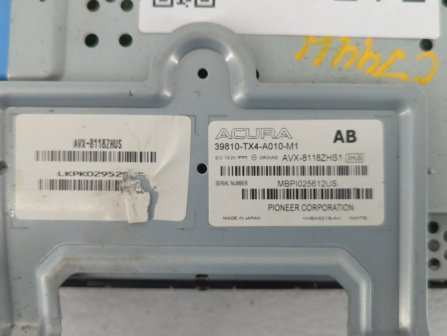 2013-2015 Acura Rdx Information Display Screen - Oemusedautoparts1.com