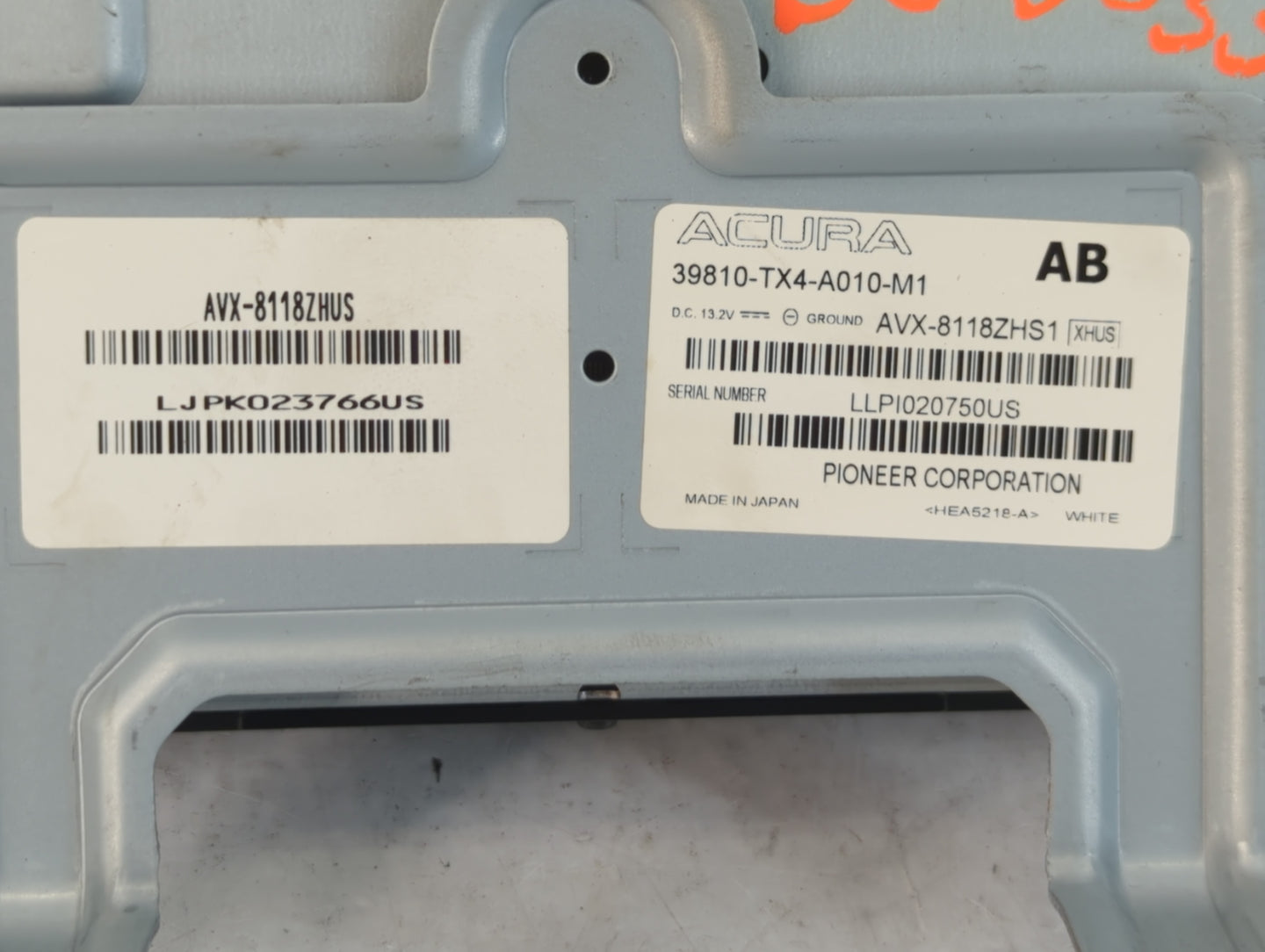 2013-2015 Acura Rdx Information Display Screen - Oemusedautoparts1.com