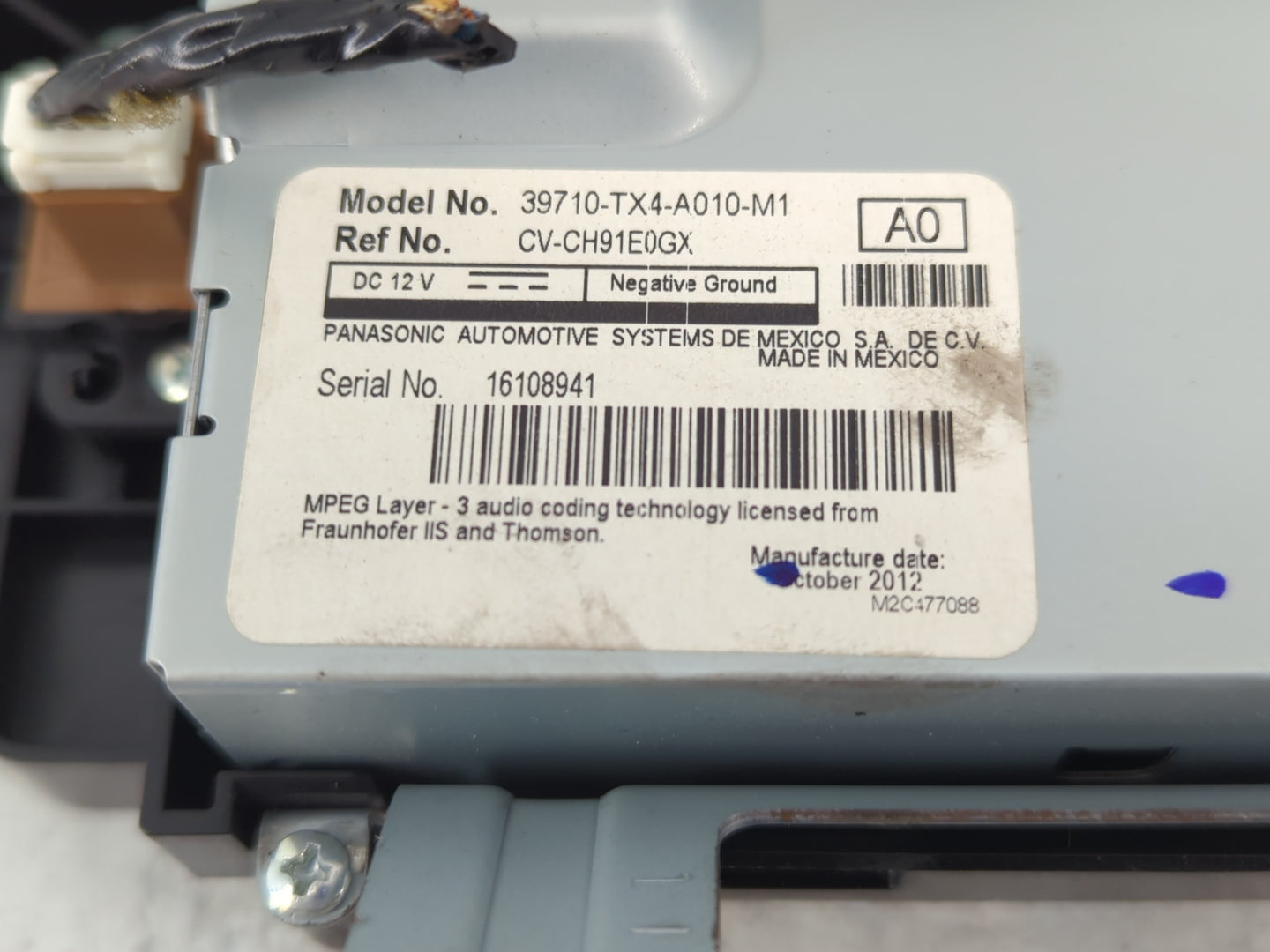 2013-2015 Acura Rdx Information Display Screen - Oemusedautoparts1.com