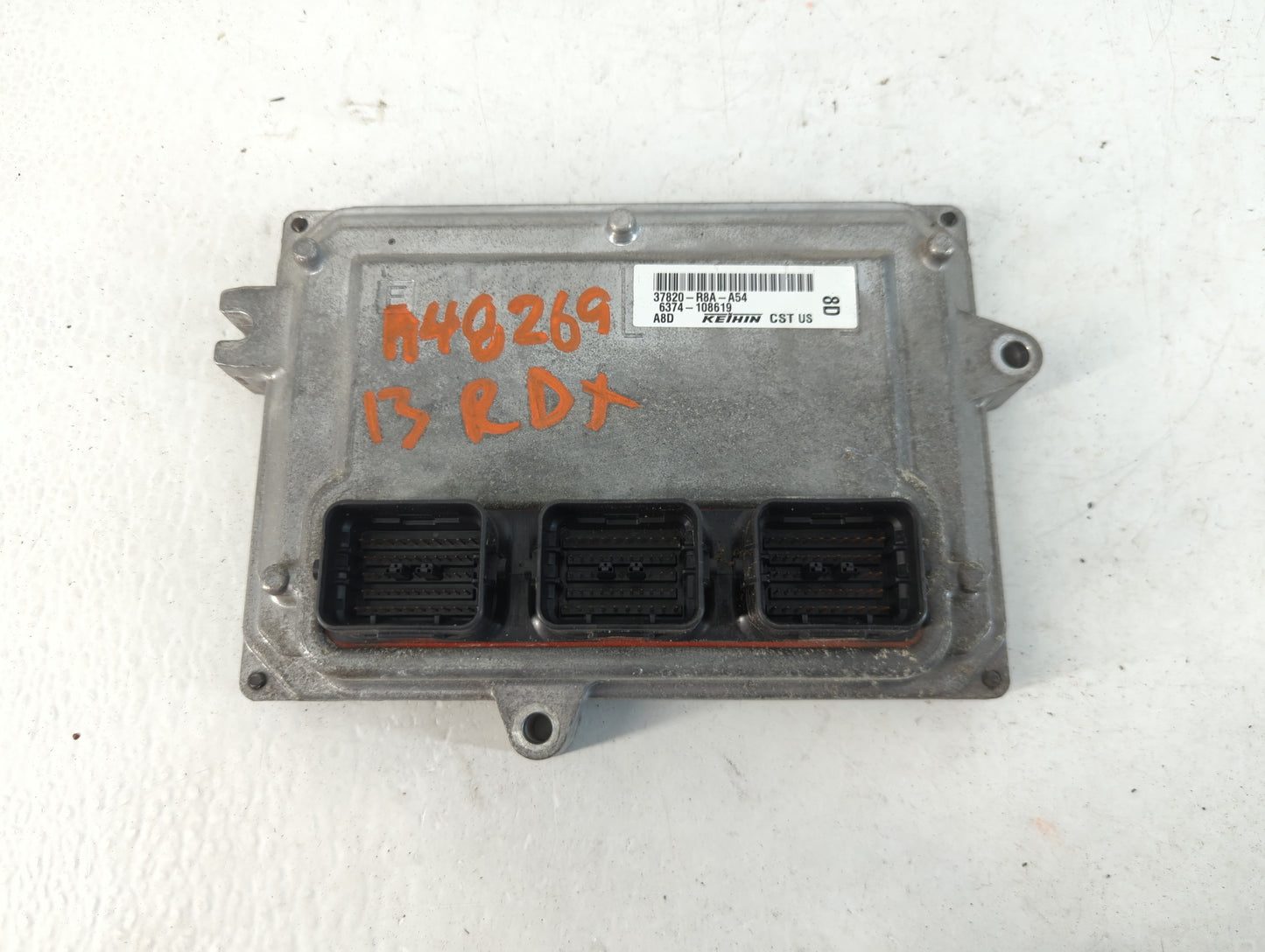 2013-2015 Acura Rdx PCM Engine Control Computer ECU ECM PCU OEM P/N:37820-R8A-A54 Fits Fits 2013 2014 2015 OEM Used Auto Par