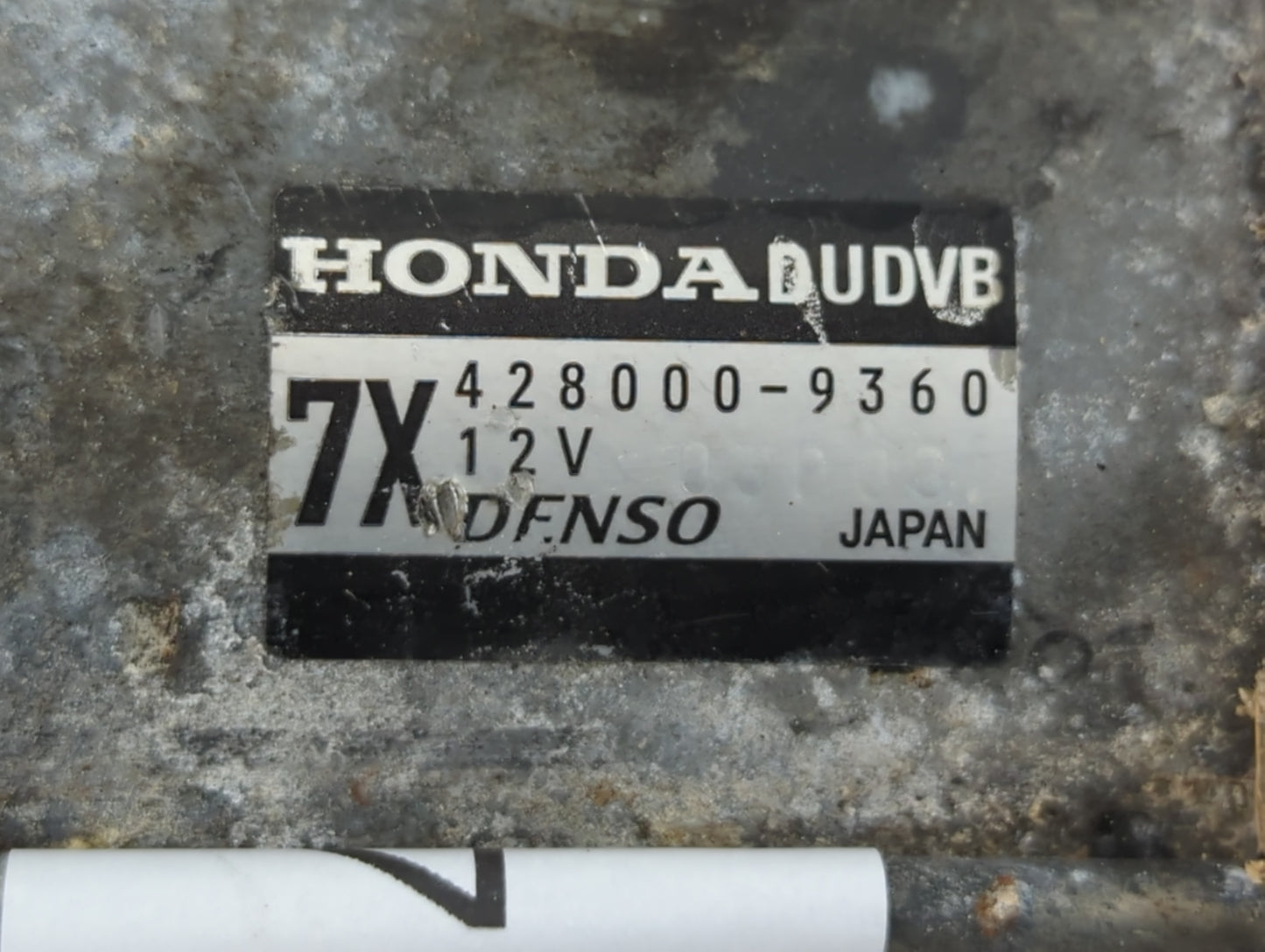 2013-2018 Acura Rdx Car Starter Motor Solenoid OEM P/N:428000-9360 Fits Fits 2013 2014 2015 2016 2017 2018 OEM Used Auto Par