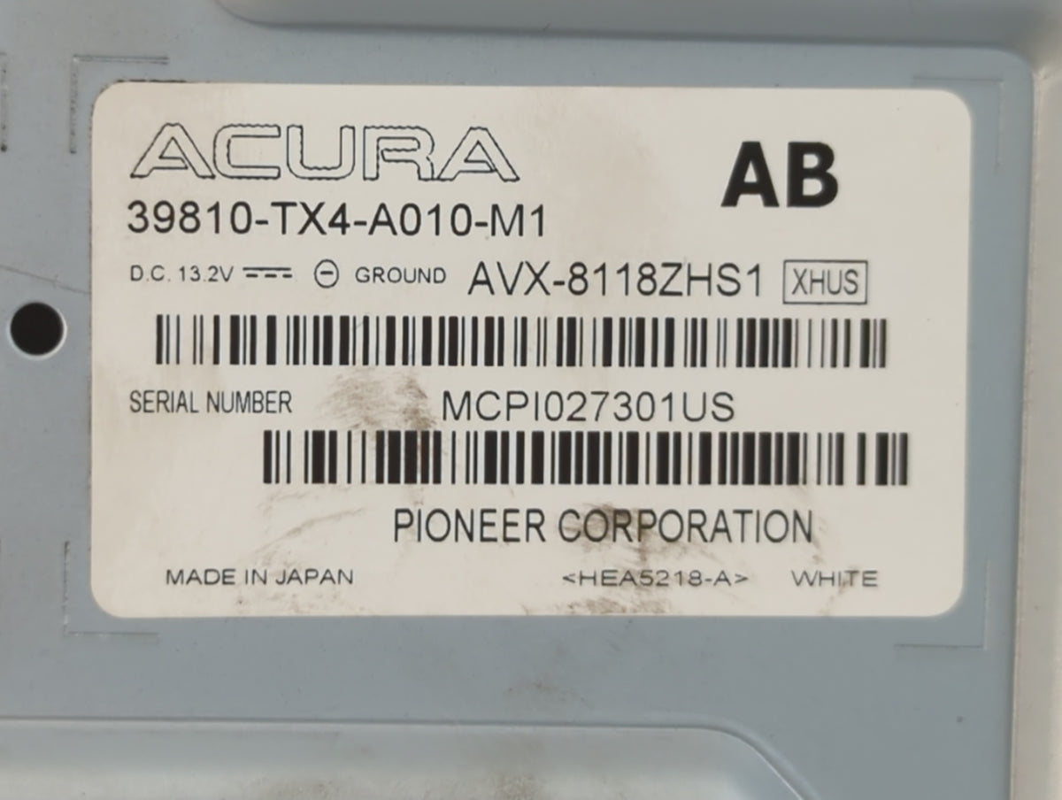 2013-2015 Acura Rdx Information Radio Display Screen 828284 - Oemusedautoparts1.com