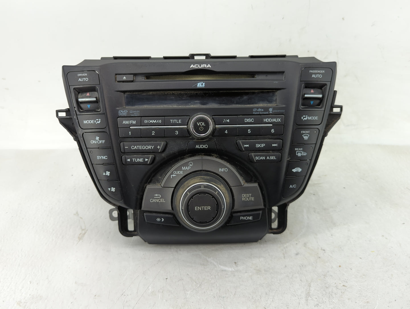 2013-2014 Acura Tl Radio AM FM Cd Player Receiver Replacement P/N:39100-TK4-A340-M1 39100-TK4-A330 Fits Fits 2013 2014 OEM U
