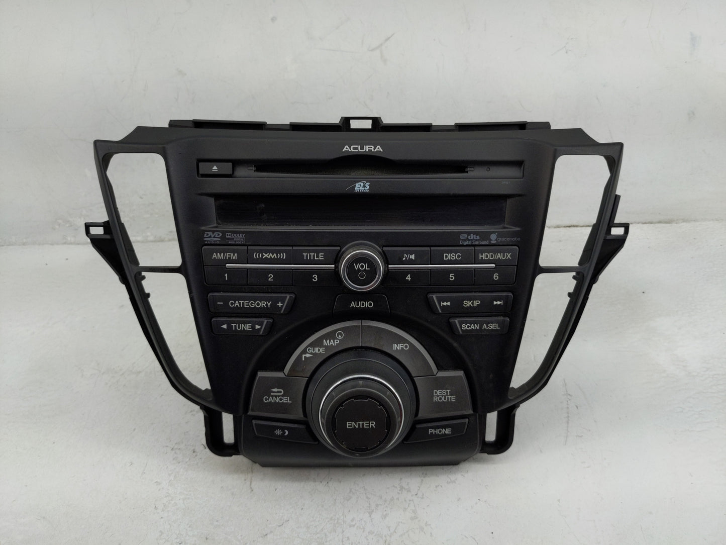 2013-2014 Acura Tl Radio AM FM Cd Player Receiver Replacement P/N:39100-TK4-A330 Fits Fits 2013 2014 OEM Used Auto Parts - O