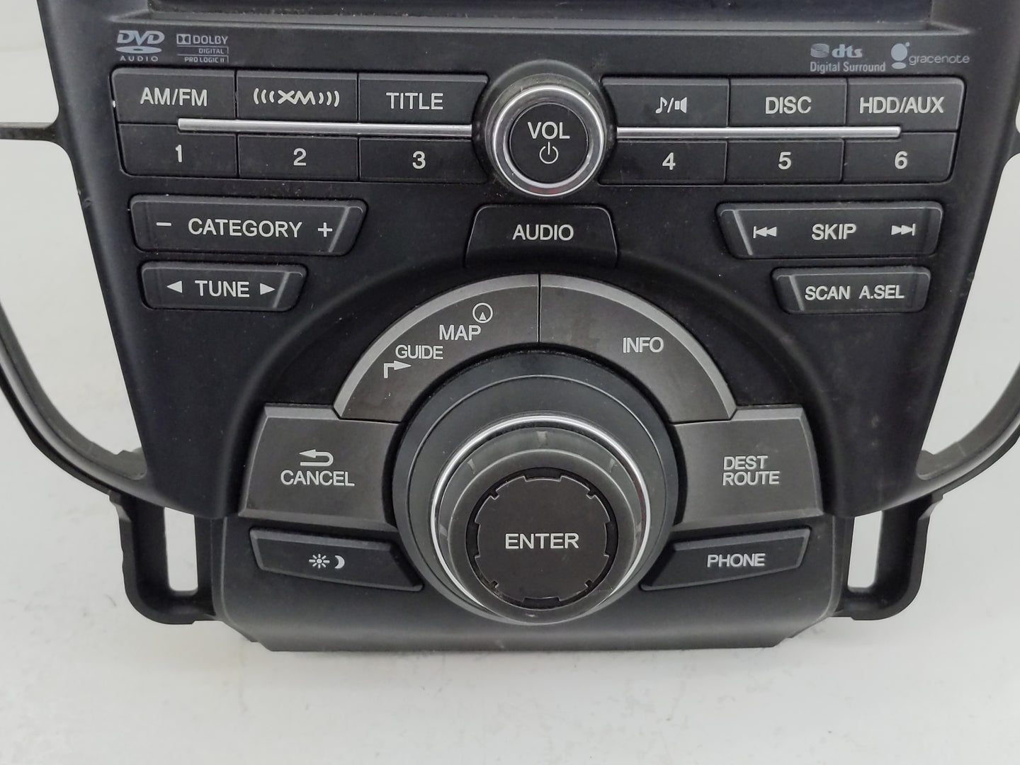 2013-2014 Acura Tl Radio AM FM Cd Player Receiver Replacement P/N:39100-TK4-A330 Fits Fits 2013 2014 OEM Used Auto Parts - O