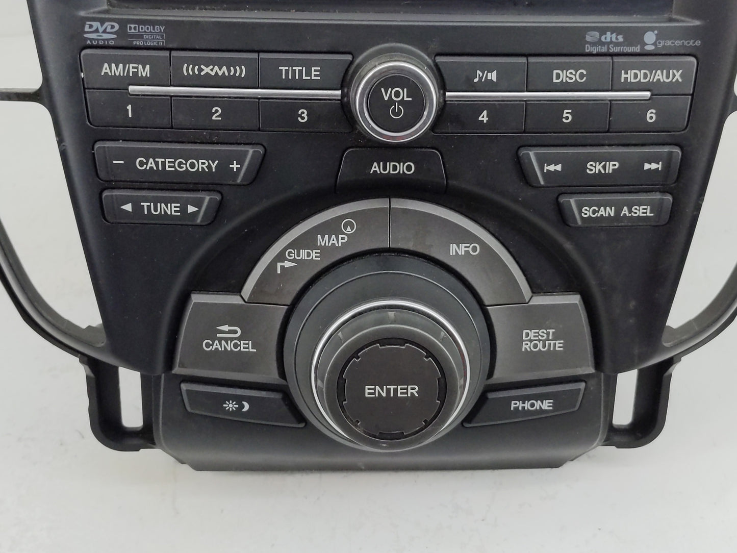 2013-2014 Acura Tl Radio AM FM Cd Player Receiver Replacement P/N:39100-TK4-A330 Fits Fits 2013 2014 OEM Used Auto Parts - O