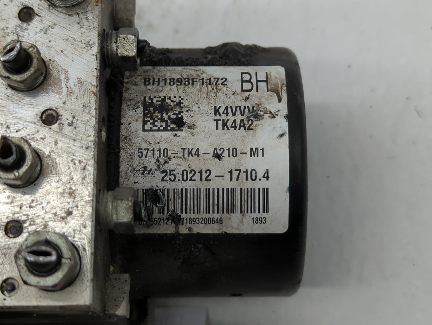 2012-2014 Acura Tl ABS Pump Control Module Replacement P/N:57110-TK4-A210-M1 Fits Fits 2012 2013 2014 OEM Used Auto Parts - 
