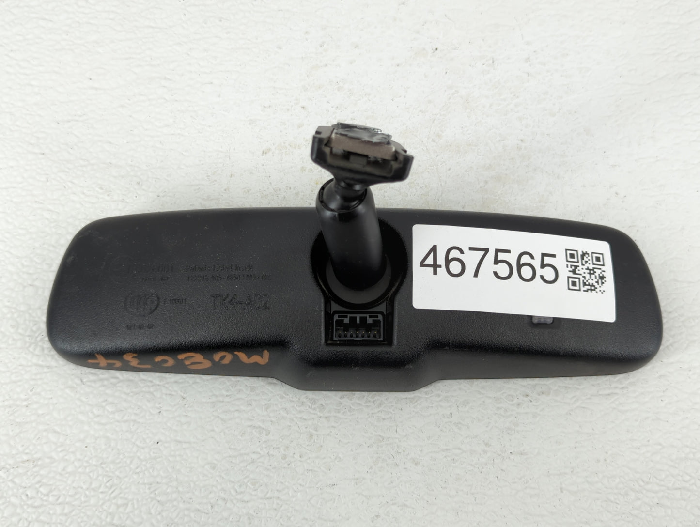 2013-2014 Acura Tl Interior Rear View Mirror Replacement OEM P/N:TK4-A02 E11026001 Fits OEM Used Auto Parts - Oemusedautopar