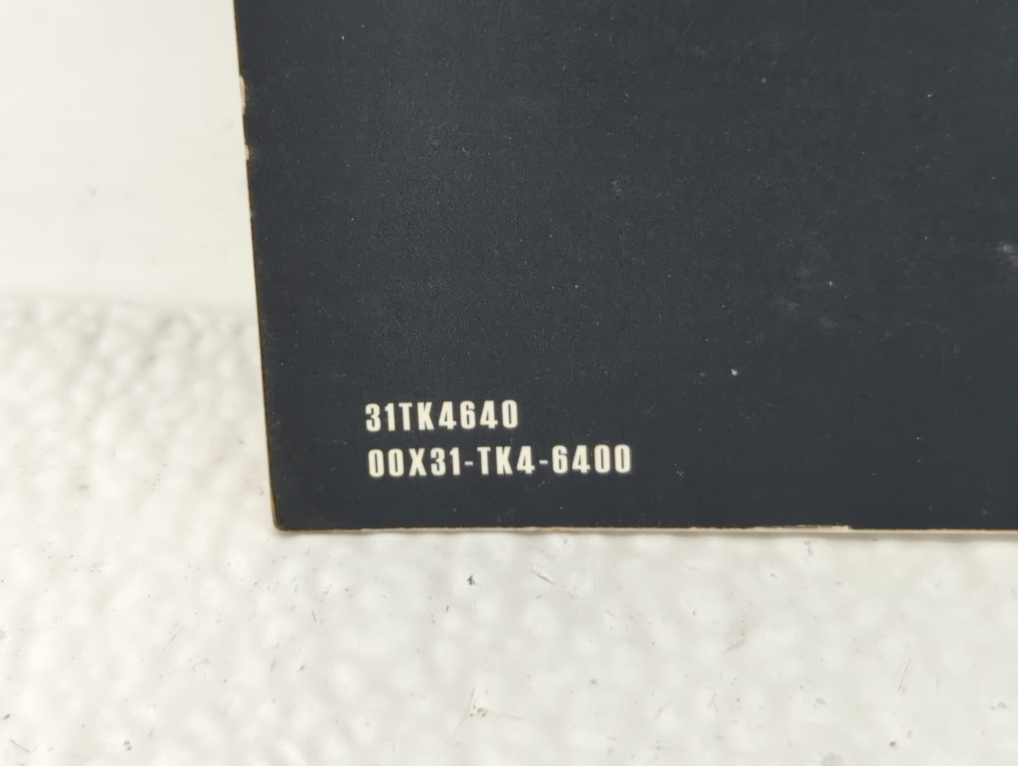 2013 Acura Tl Owners Manual Book Guide P/N:00X31-TK4-6400 OEM Used Auto Parts - Oemusedautoparts1.com