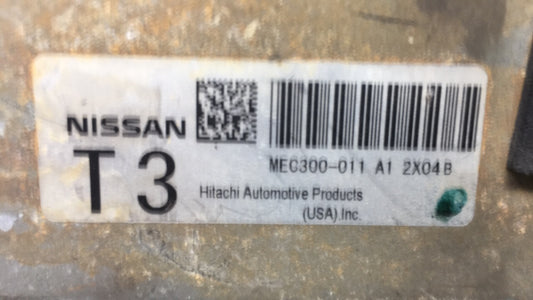 2013 Altima Nissan PCM Engine Control Computer ECU ECM PCU OEM P/N:MEC300-011 A1 Fits Fits 2014 OEM Used Auto Parts