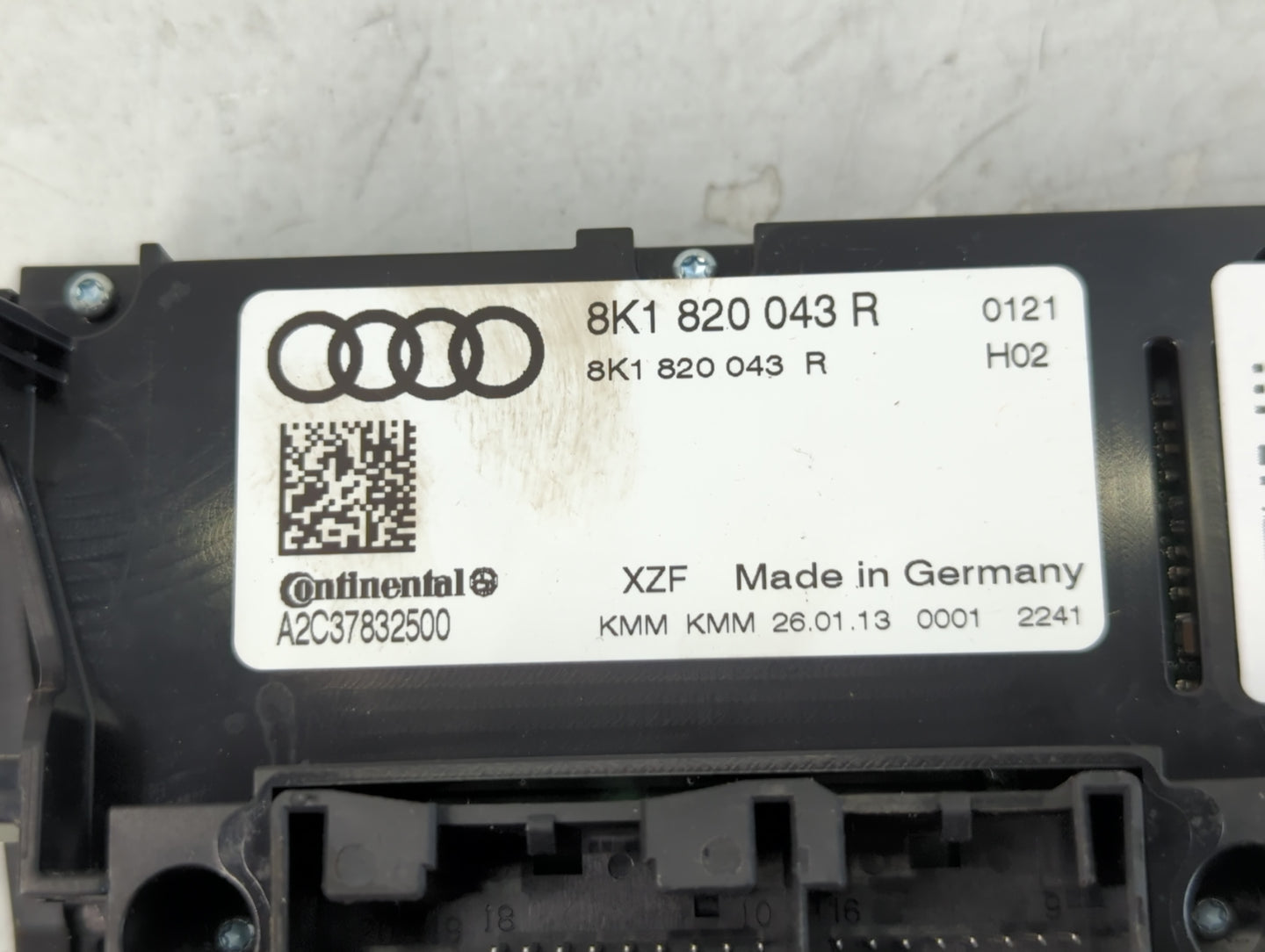 2013-2016 Audi A4 Climate Control Module Temperature AC/Heater Replacement P/N:8K1 820 043 R Fits Fits 2013 2014 2015 2016 2