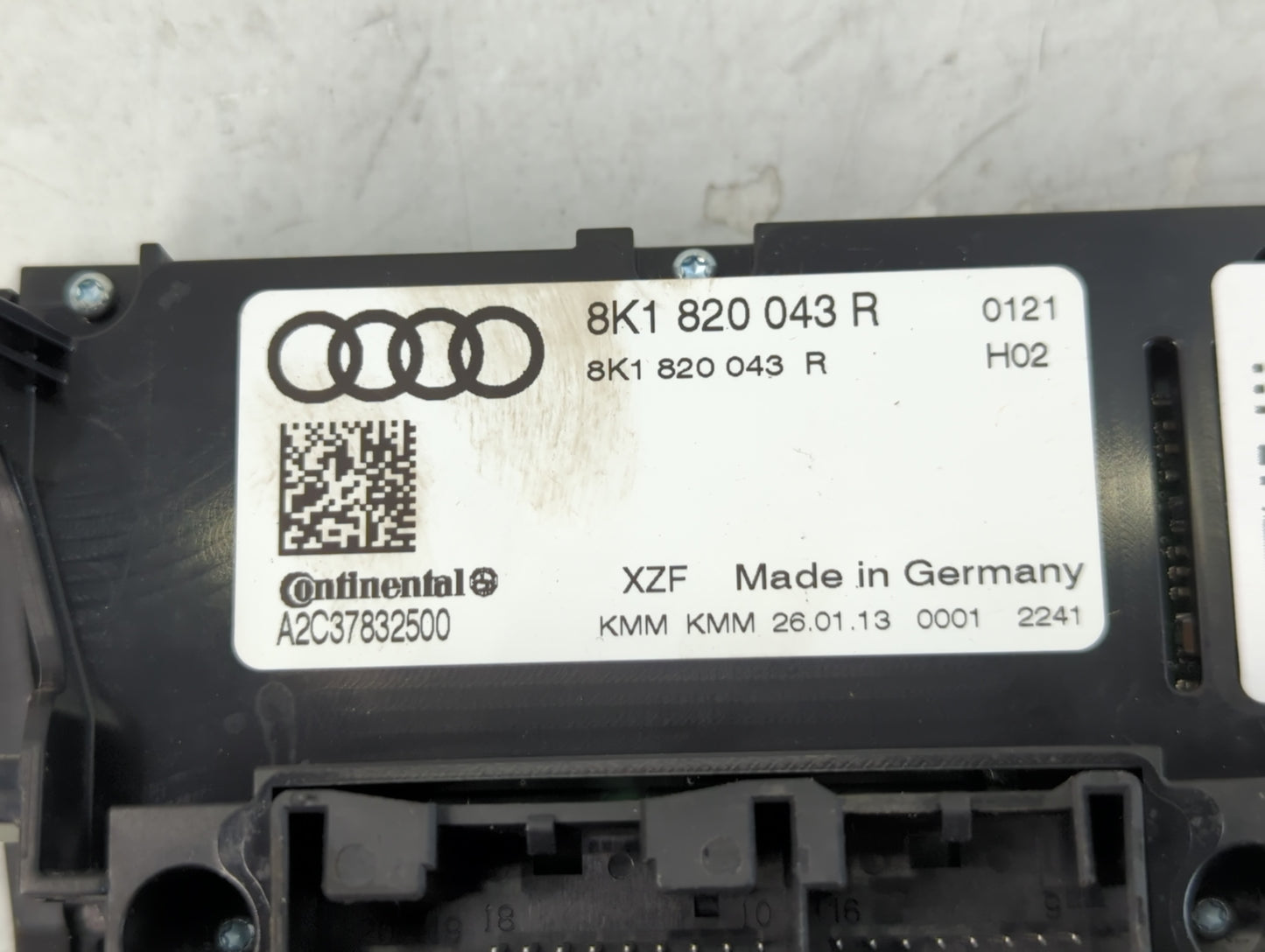 2013-2016 Audi A4 Climate Control Module Temperature AC/Heater Replacement P/N:8K1 820 043 R Fits Fits 2013 2014 2015 2016 2