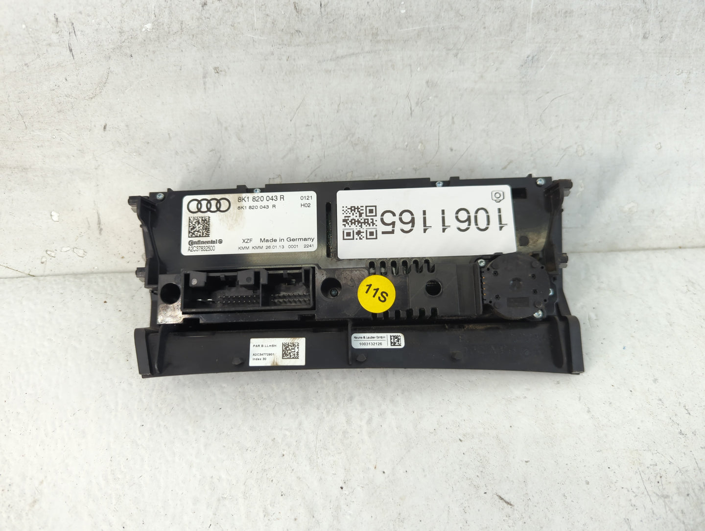 2013-2016 Audi A4 Climate Control Module Temperature AC/Heater Replacement P/N:8K1 820 043 R Fits Fits 2013 2014 2015 2016 2