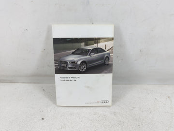 2013 Audi A4 Owners Manual Book Guide P/N:131 561 8K0 22 OEM Used Auto Parts - Oemusedautoparts1.com