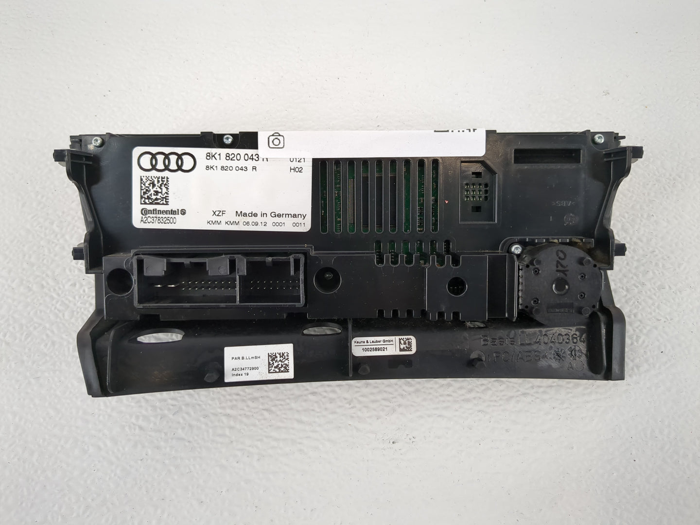 2013-2016 Audi A4 Climate Control Module Temperature AC/Heater Replacement P/N:8K1 820 043 R Fits Fits 2013 2014 2015 2016 2