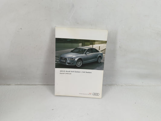 2013 Audi A4 Owners Manual Book Guide P/N:132 561 8K2 OEM Used Auto Parts - Oemusedautoparts1.com